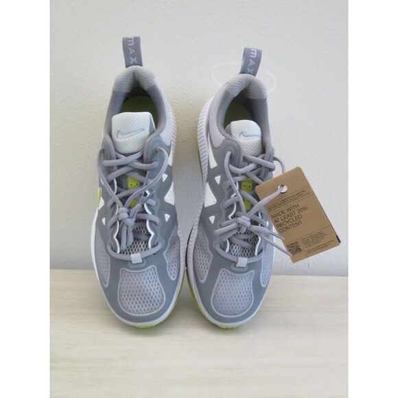 Nike CW1648 005 Men's Sz 9.5 Gray/Volt Green Air Max Genome Running Shoes $170 - Picture 3 of 12